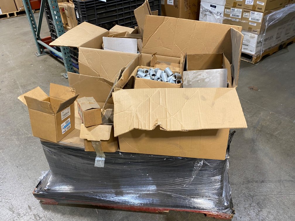 A Group of Ass't Size Galvanized Couplings