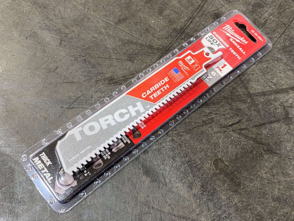 {each} Milwaukee Sawzall Torch 6" Thick Metal Reciprocating Saw Blade