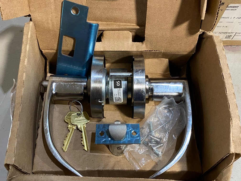 Sargent Assa Abloy Entrance/Office Heavy-Duty Cylindrical Lever Lockset