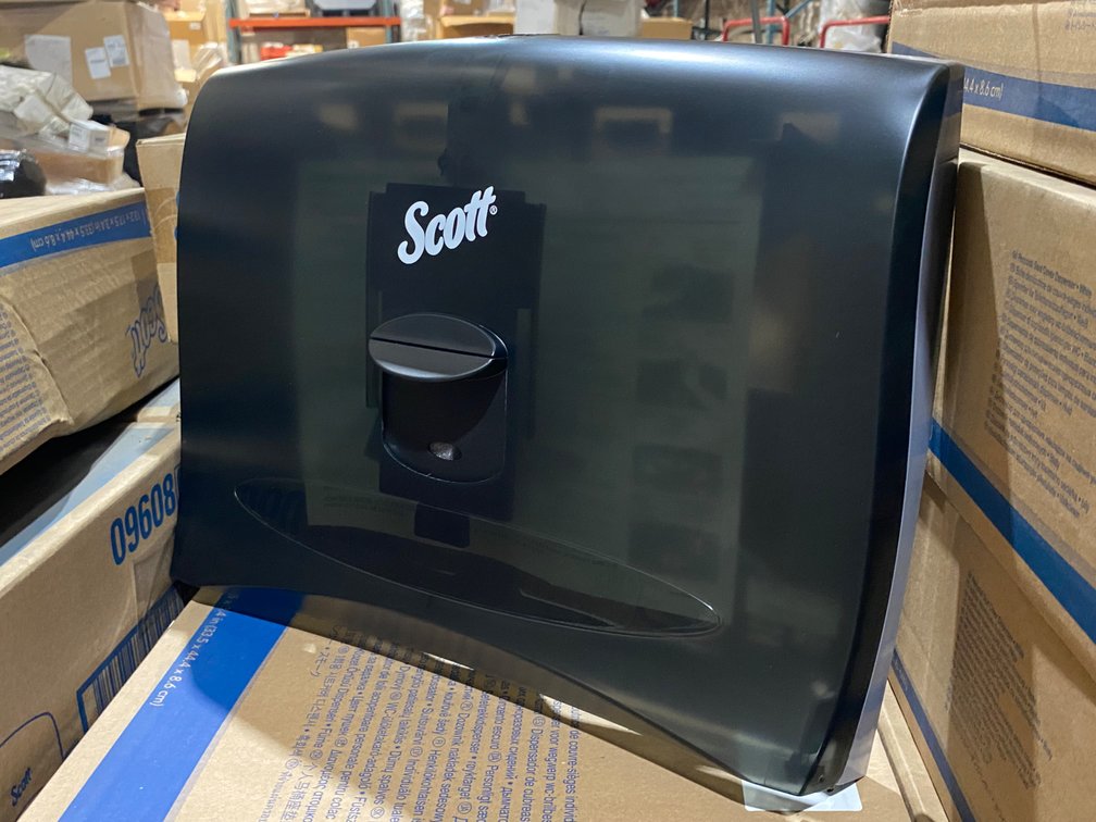 {each} Scott Personal Seat Cover Dispenser, Smoke