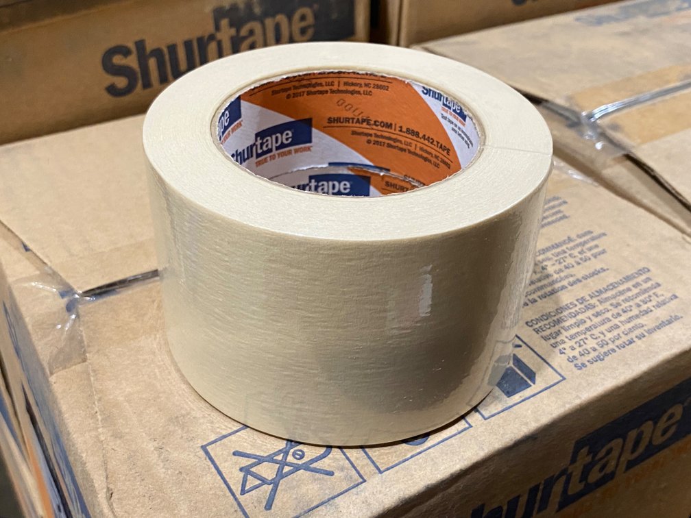 {case} Shurtape 72mm x 55m General Purpose Masking Tape (16 Per Case)