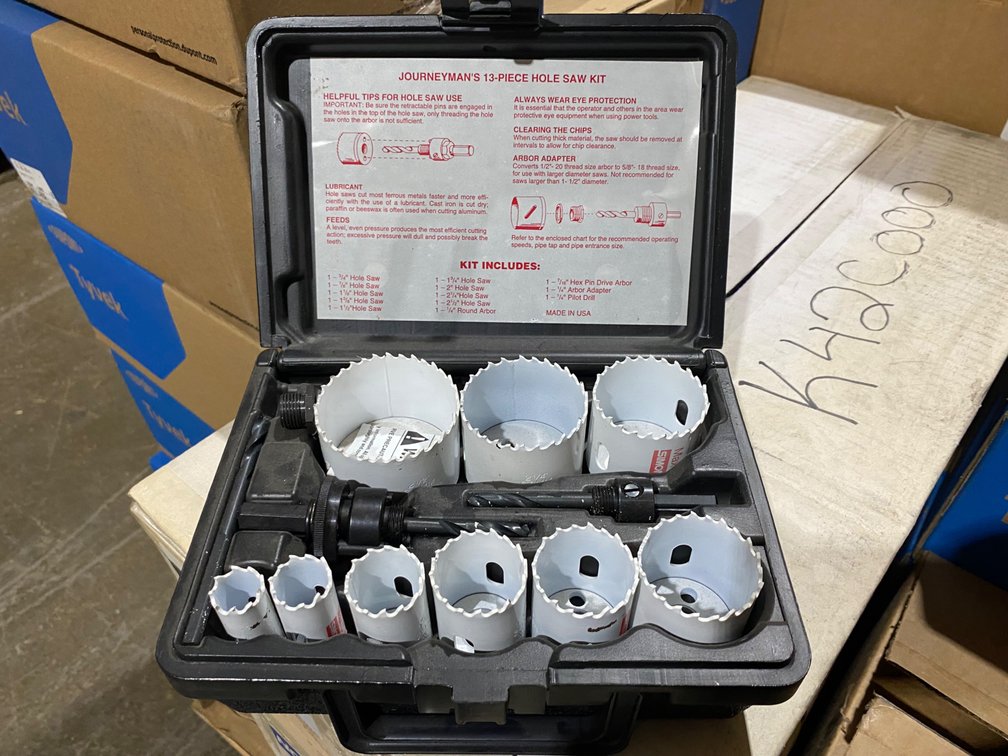 Simonds 13pc Journeyman's Hole Saw Kit