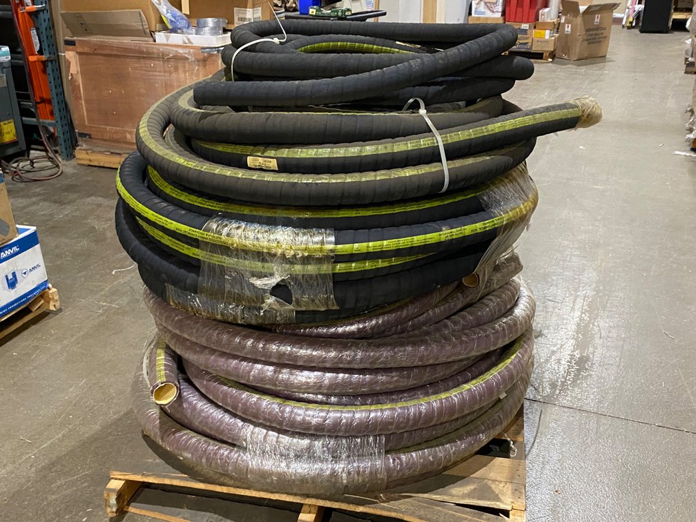 A Group of Ass't Discharge Hoses
