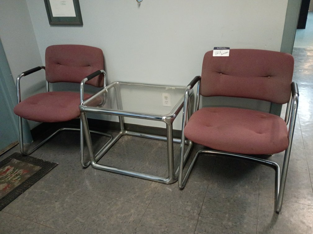 A Group of Waiting Room Furniture