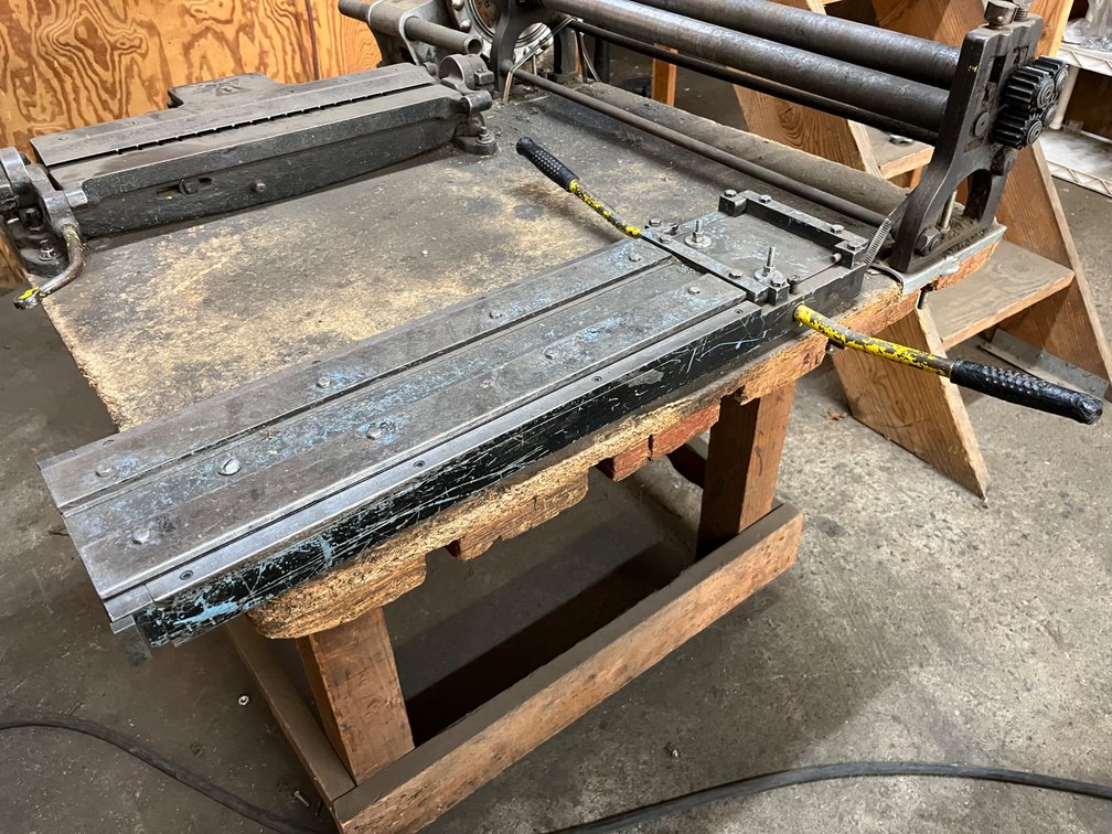 Manual Sheet Metal Bar Folder