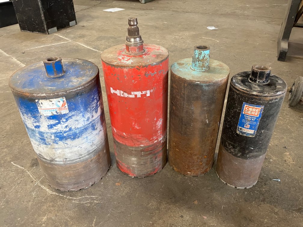 A Group of (4) Ass't Diamond Core Bits