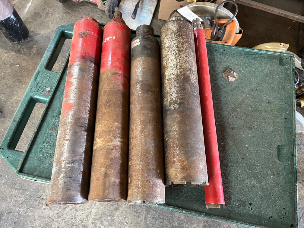 A Group of (5) Ass't Diamond Core Bits