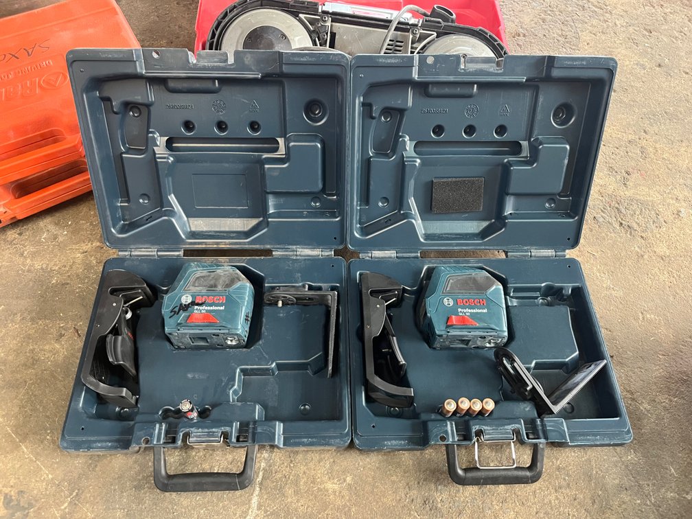 {each} Bosch GLL 50 Self-Leveling Cross-Line Lasers