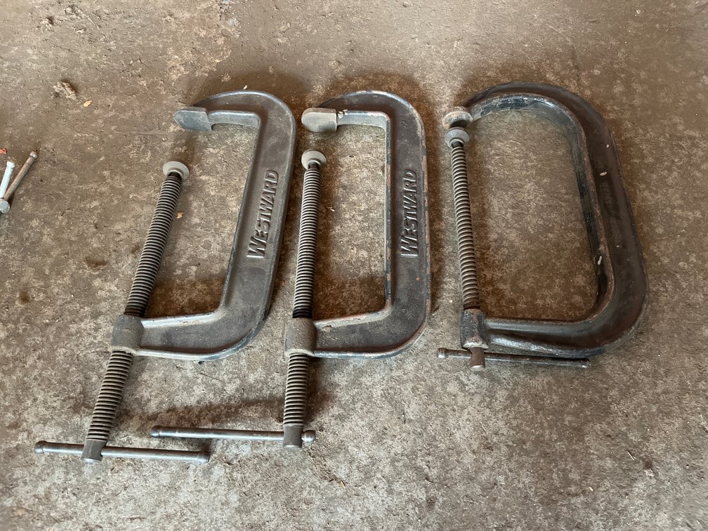 {each} Westward 10" C-Clamps