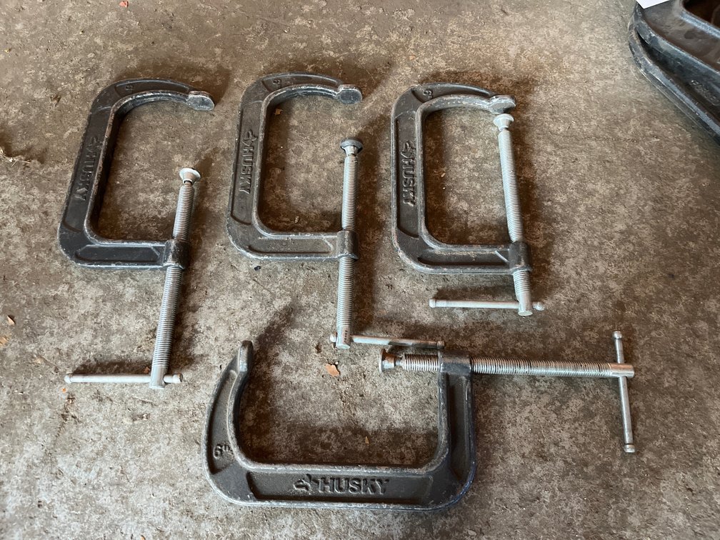 {each} Husky 6" C-Clamps