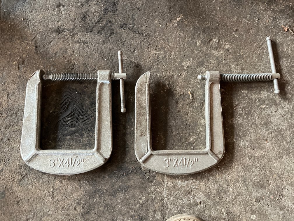 {each} Bessey 3" x 4.5" C-Clamps