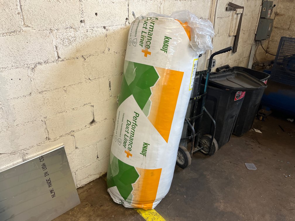 Knauf R-4.2, 1" x 59" x 100' Duct Liner Roll