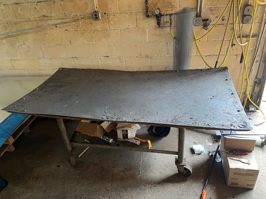 Heavy Duty Steel Rolling Table