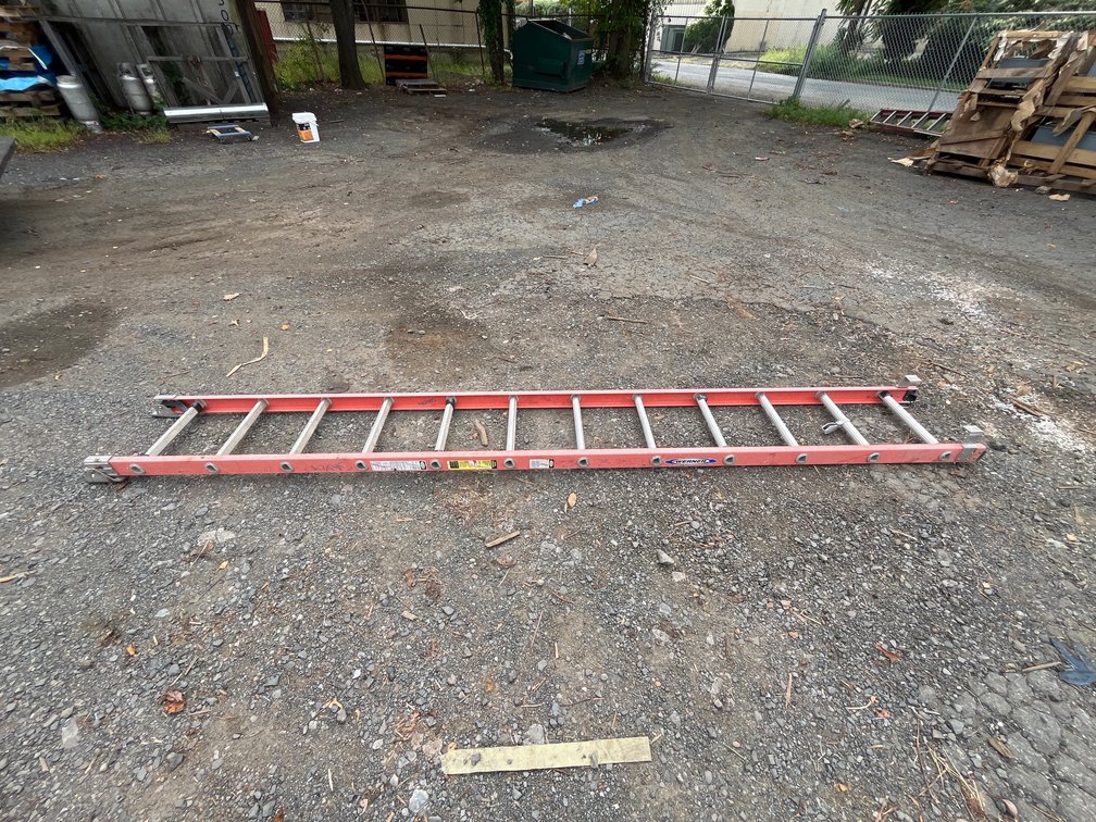 Werner 12' Fiberglass Straight Ladder