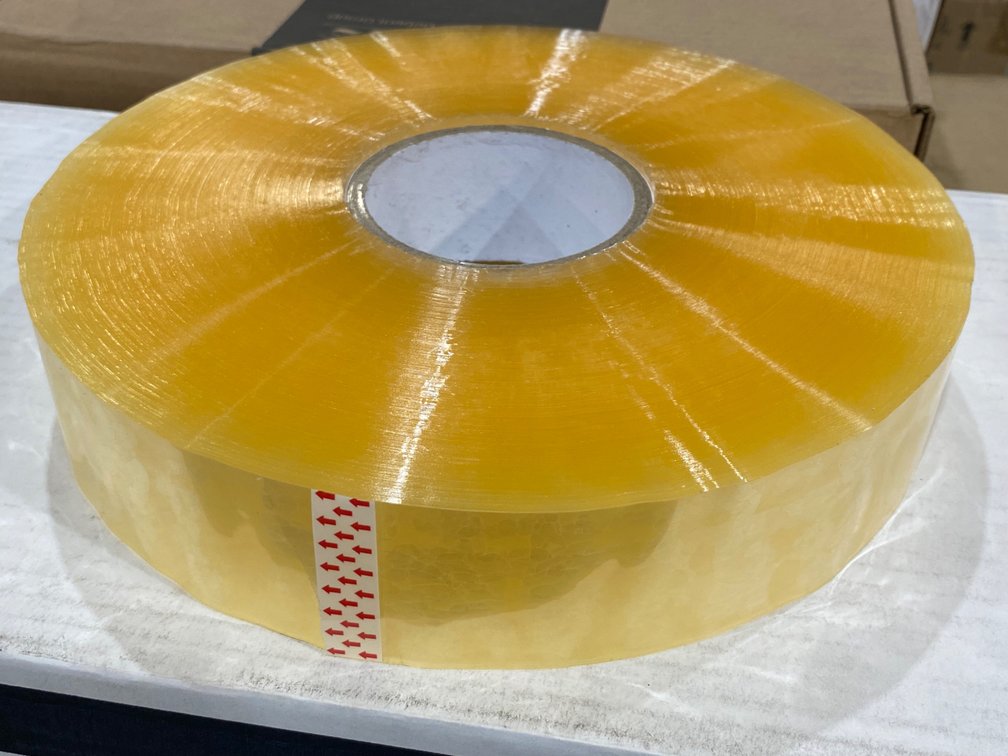 {case} 2" x 1000YD Clear Bopp Tape Roll, 2.0MIL (6 Per Case)