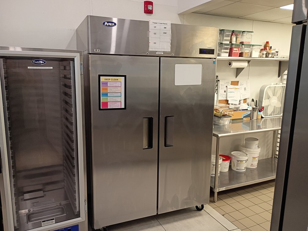 Atosa MBF8002GR, 2-Door Top Mount Reach-In Vertical Freezer