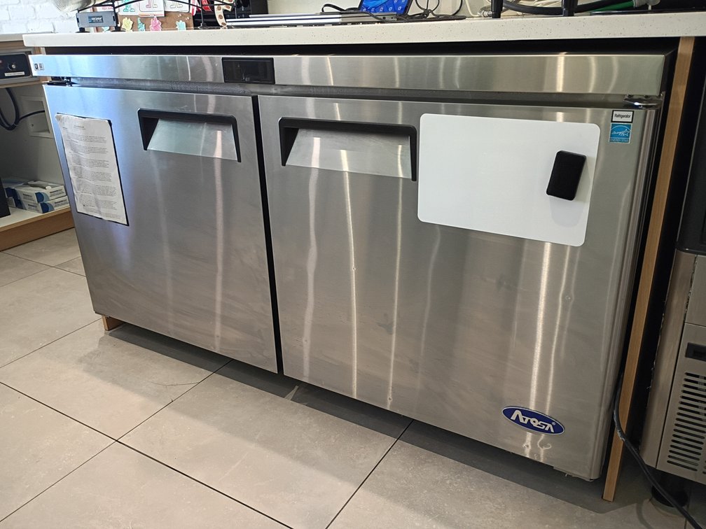 Atosa MGF8403GR, 2-Door Undercounter Refrigerator