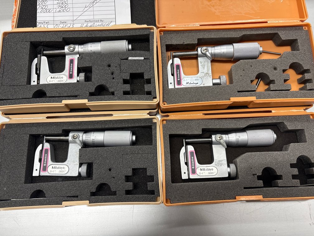 {each} Mitutoyo 117-107 Micrometer