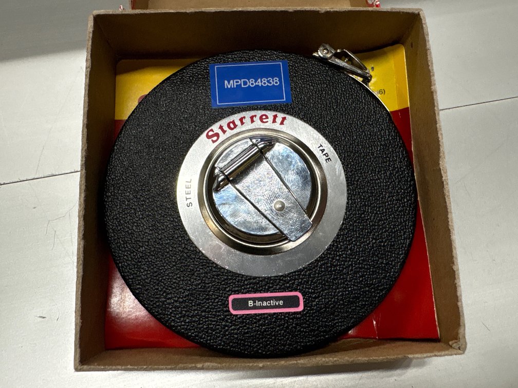 Starrett 530 100' Tape w/ Hook