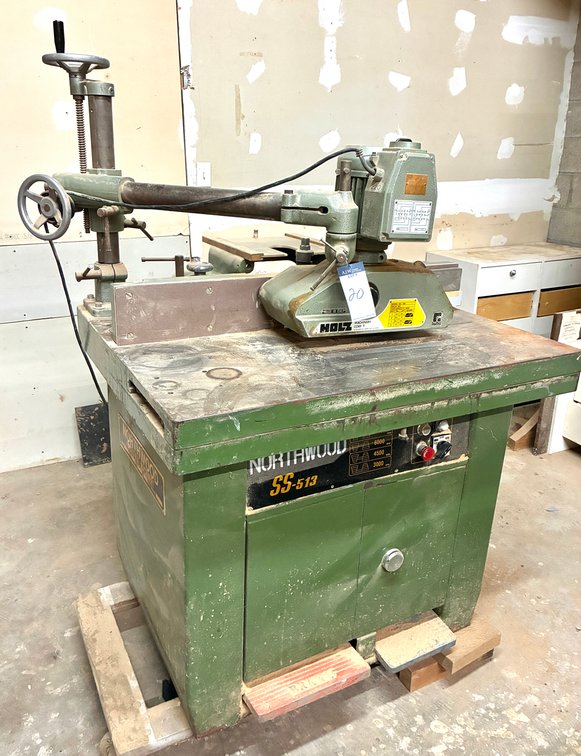 {each} Northwood SS-513S, 7.5HP Shaper with Pertici / Holz Power Feeder