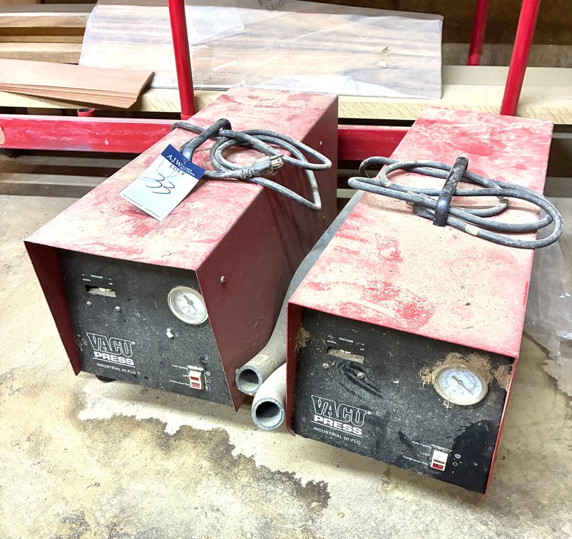 {each} Vacupress Hi-Flo Vacuum Unit
