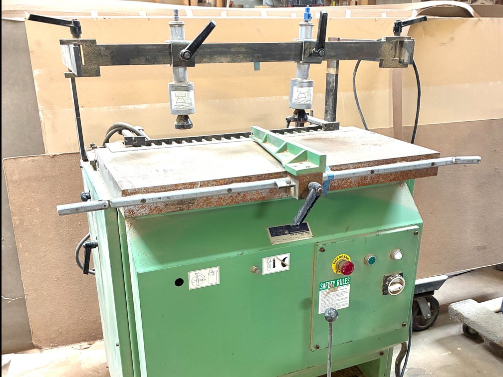 {each} Champ Fond LB-21, 21-Spindle Pneumatic Line Boring Machine