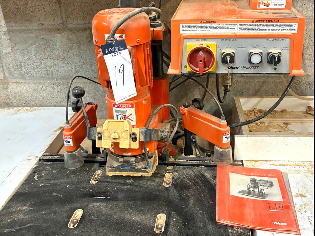 {each} Blum Minipress Insertion Hinge Press