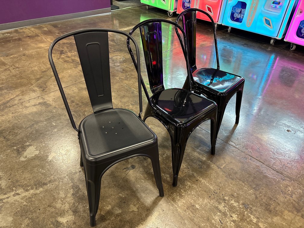 {each} Tolix Style Metal Chair