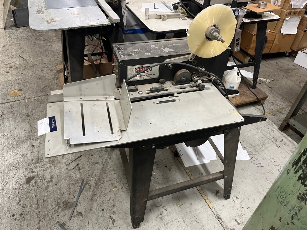 Scott Loose Leaf Sheet Reinforcing Machine
