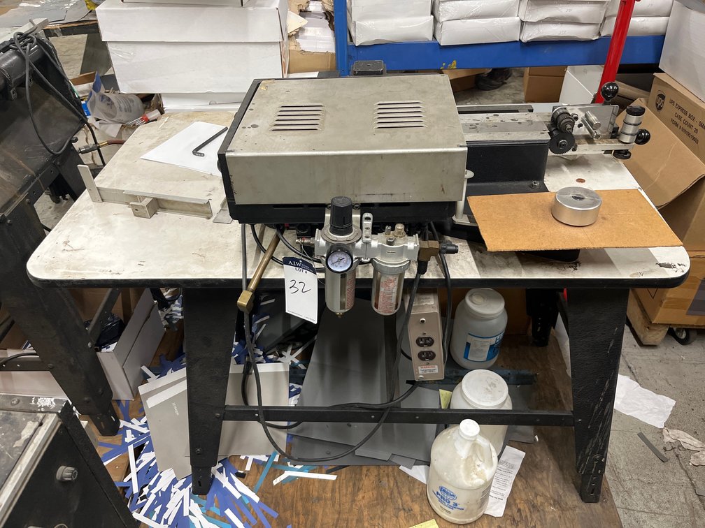 Scott Plastic Index Tab Machine