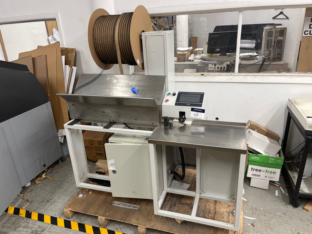Automated Spool-Fed Spiral Wire Cutting Machine