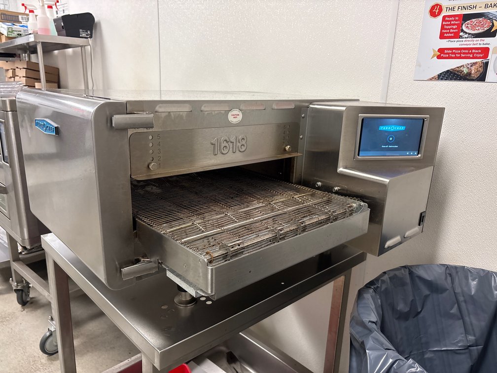TurboChef Countertop Electric Conveyor Oven w/SS Base on Casters