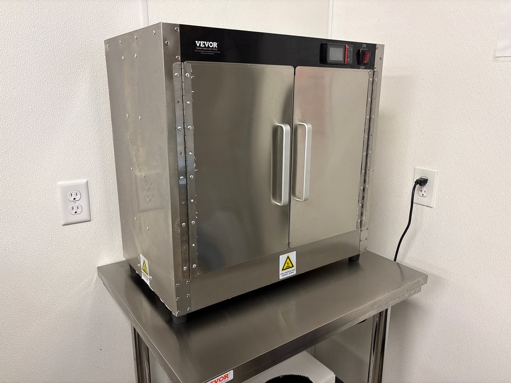 Vevor S/S Countertop Hot Box Food Warmer w/SS Base on Casters