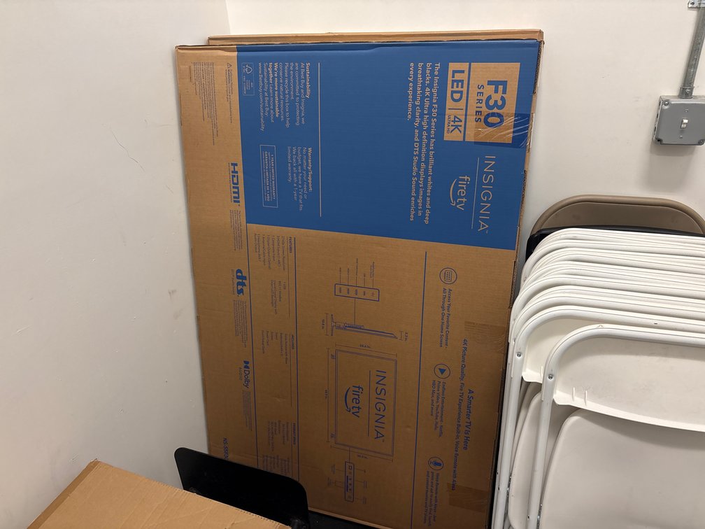 {each} Insignia 55” LED 4K UHD Smart Fire TV (NIB)