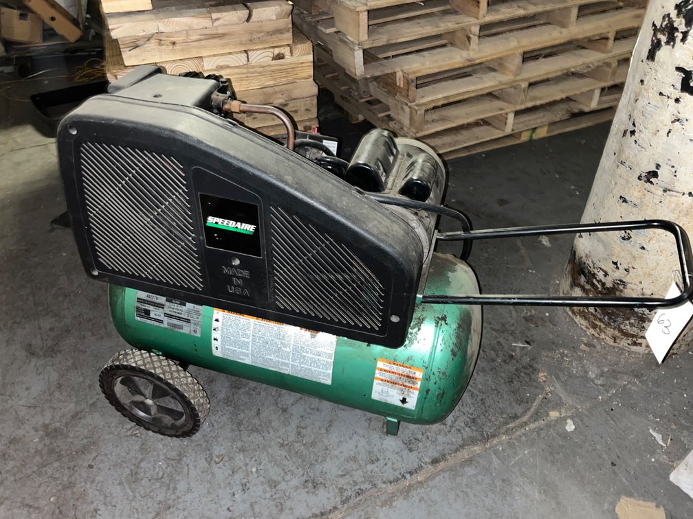 SpeedAire 20-Gallon Portable Horizontal Air Compressor