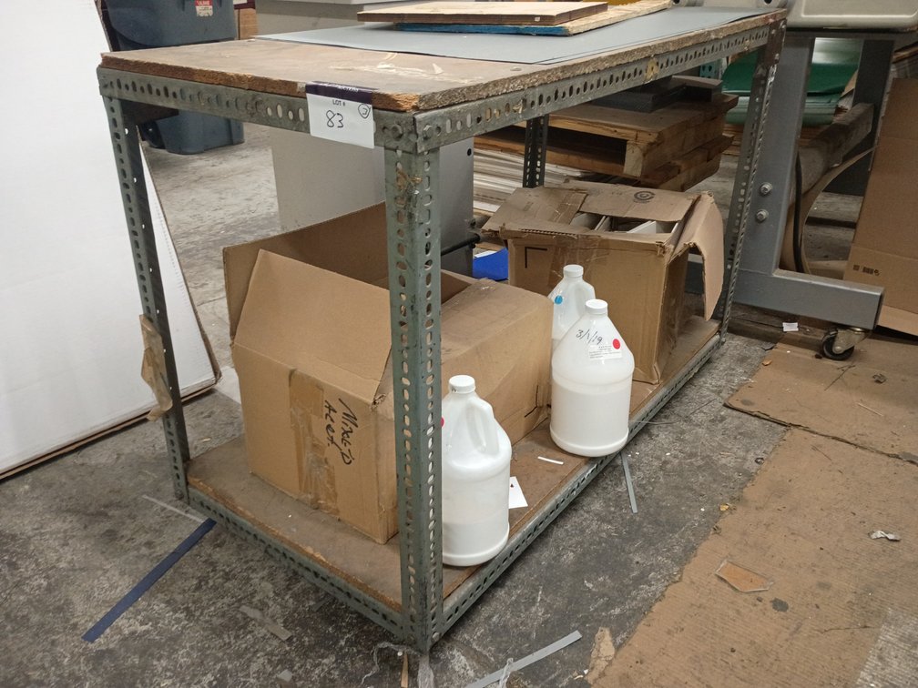 A Group of (3) Ass't Rolling Metal Tables/Carts