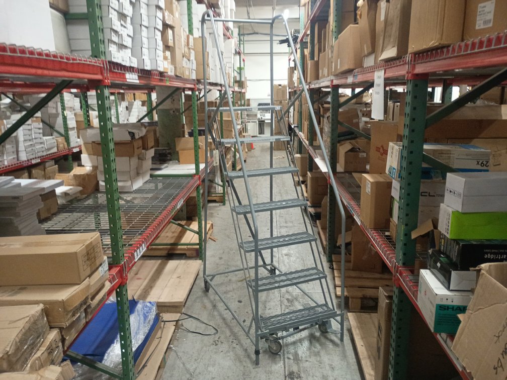 ULine 7-Step Warehouse Safety Ladder