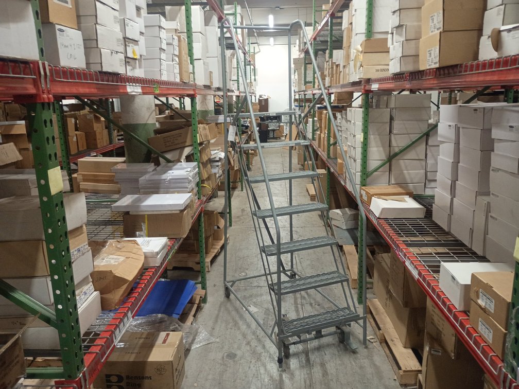 ULine 7-Step Warehouse Safety Ladder
