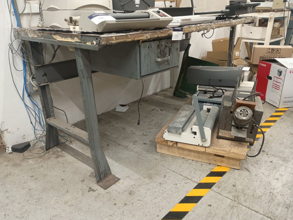 6ft Single-Drawer Steel Work Bench