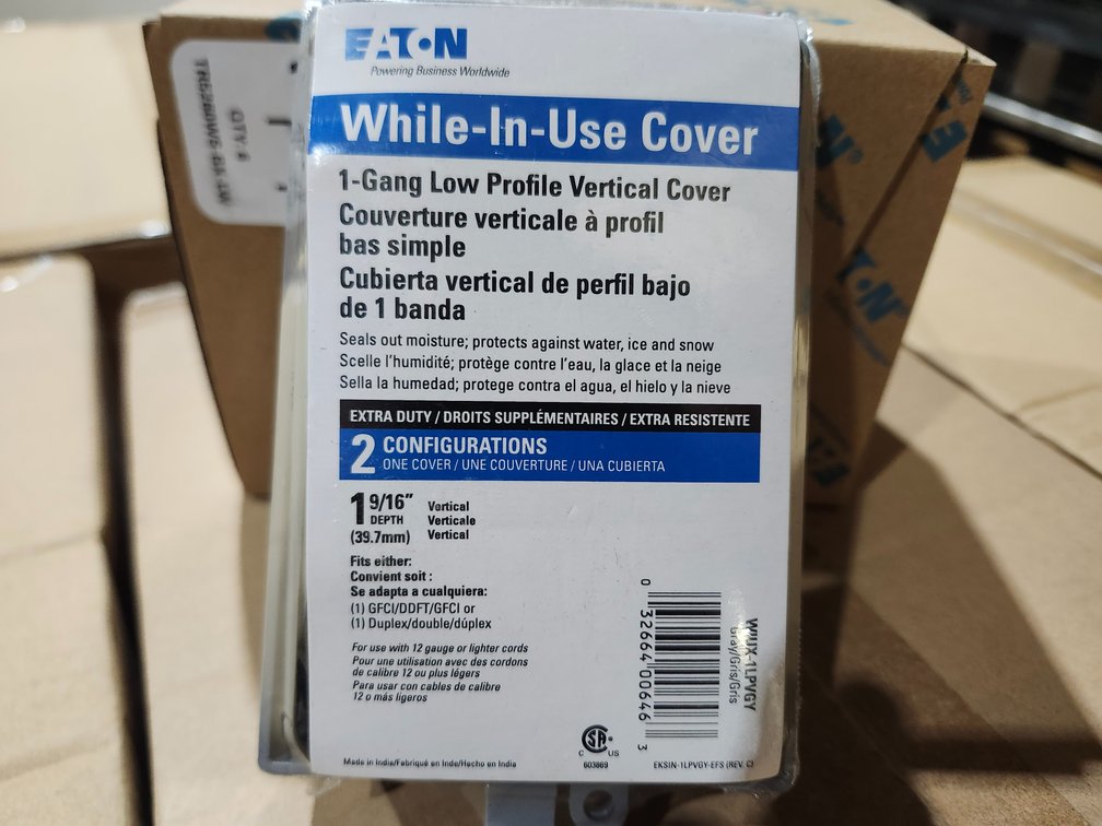{case} Eaton 1-Gang While-In-Use Cover