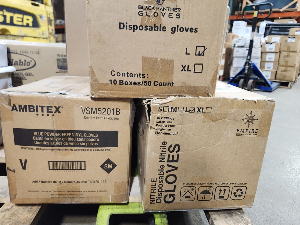 A Group of Nitrile Gloves