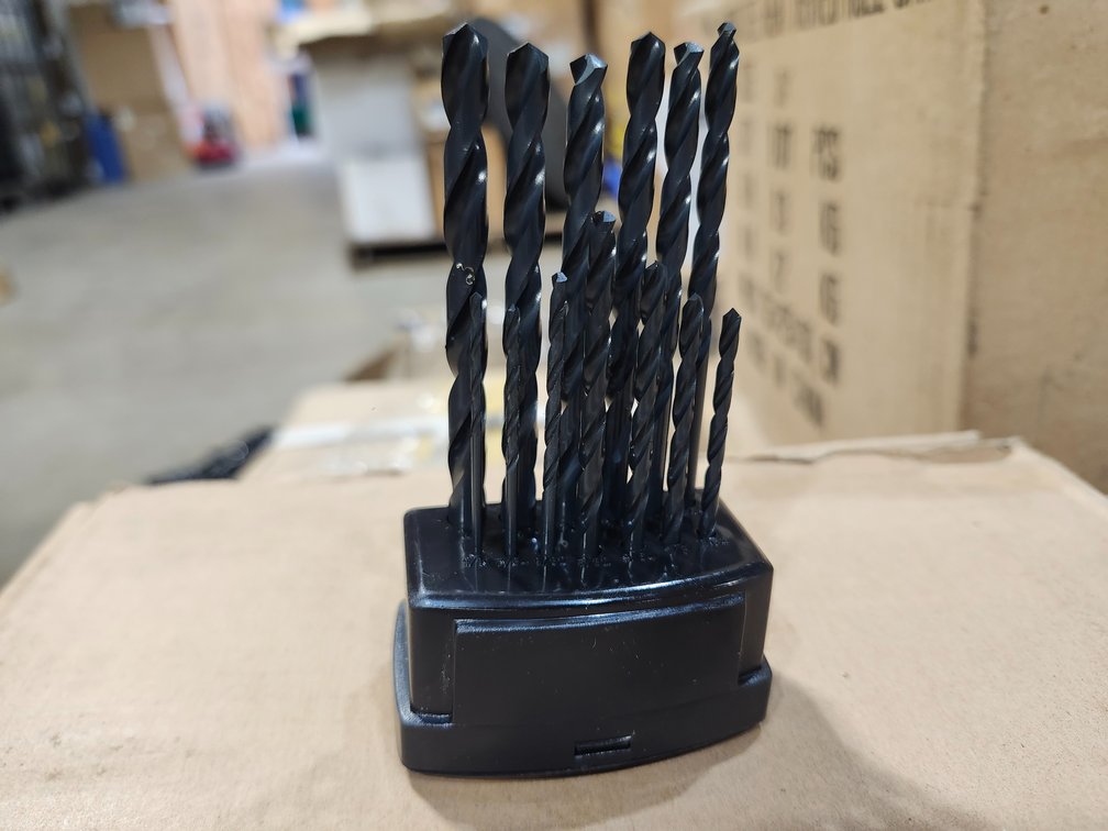 {case} HSS Twist 12pc Drill Bit Set (Unbranded)