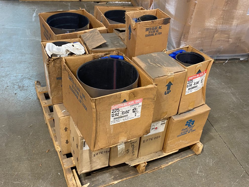 A Group of Ass't Pipe Repair Clamps