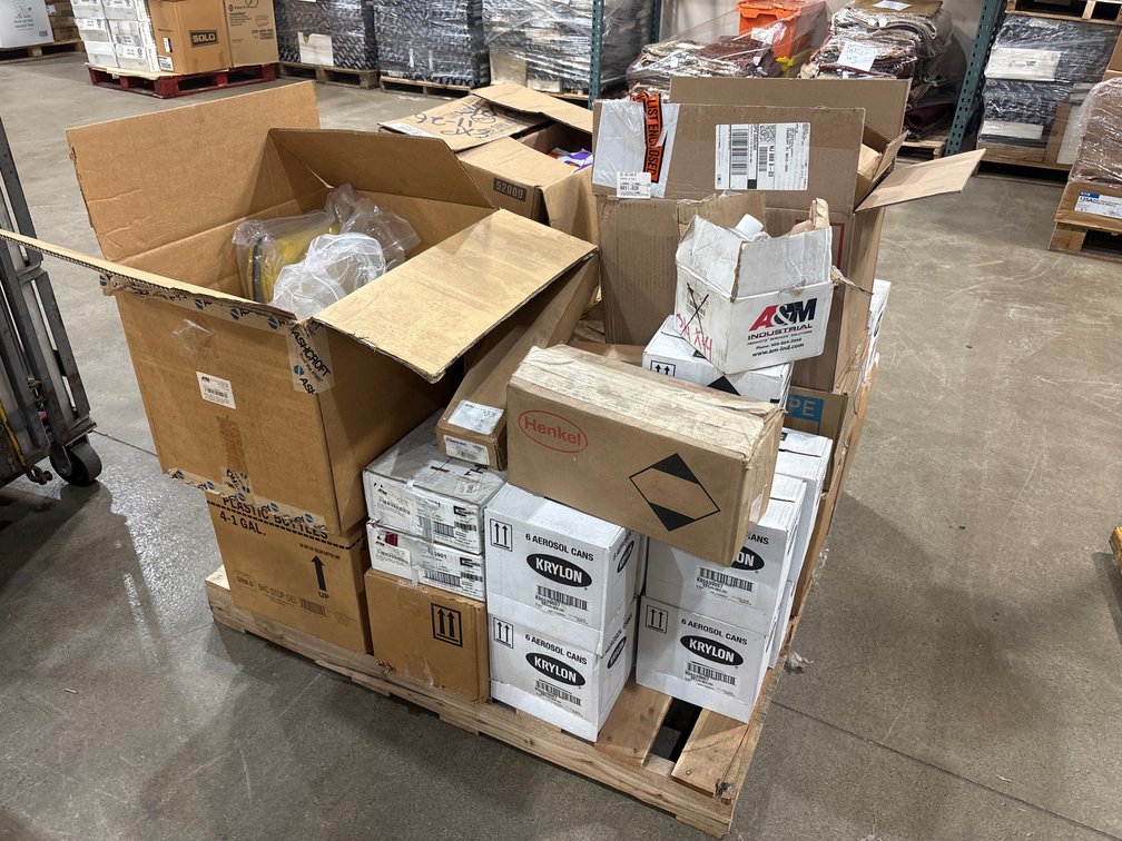 A Large Group of Ass't Industrial Hardware/Supplies