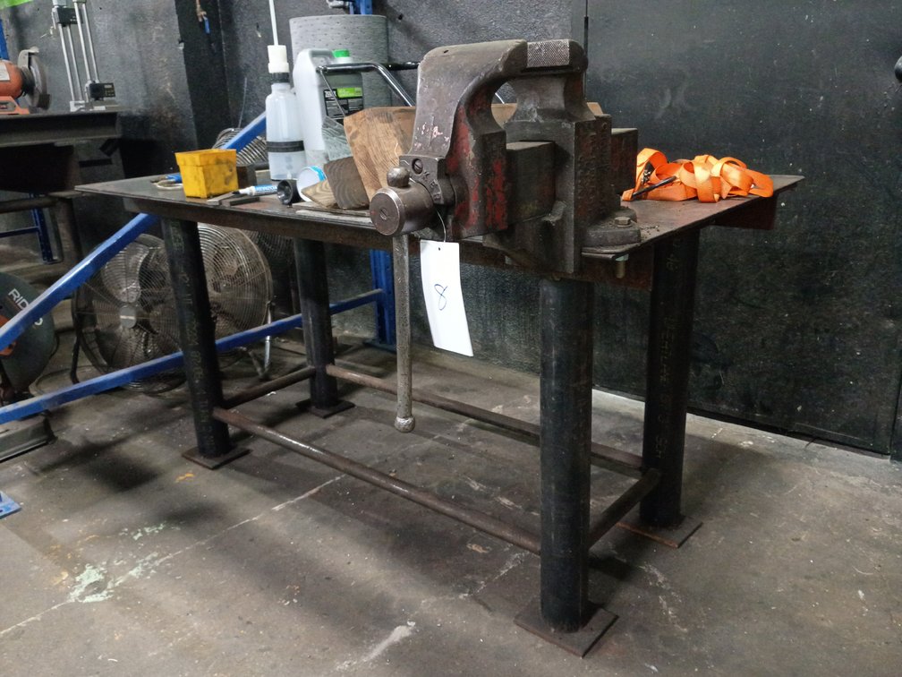 Custom Welding Table w/ Bench Vise