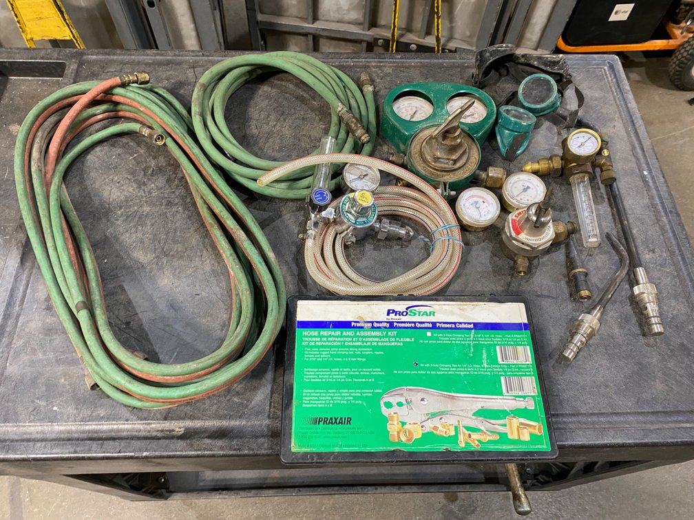 A Group of Ass't Blow Torch Attachments/Accessories