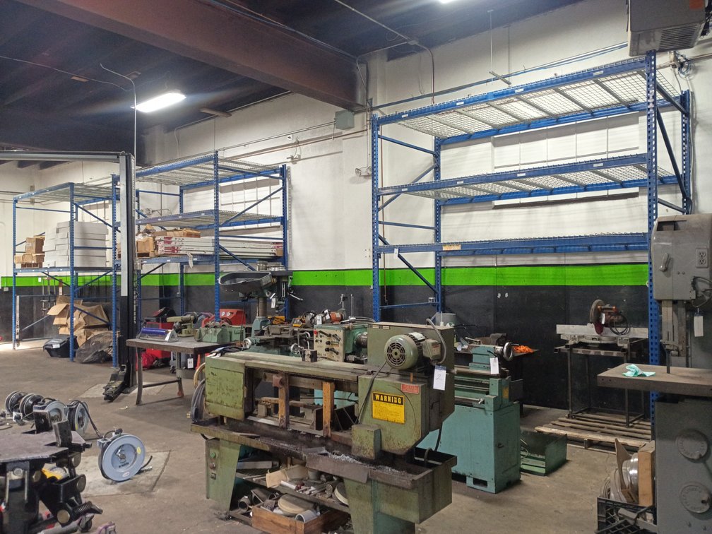 A Group of Interlake Interack30 12' Pallet Racking