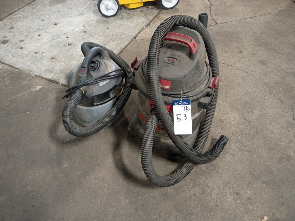 A Group of (2) Ass't Wet/Dry Vacuums