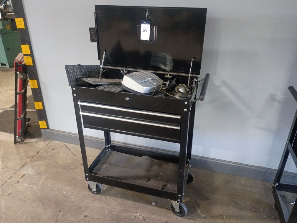 US General 2-Drawer Flip Top Rolling Tool Chest