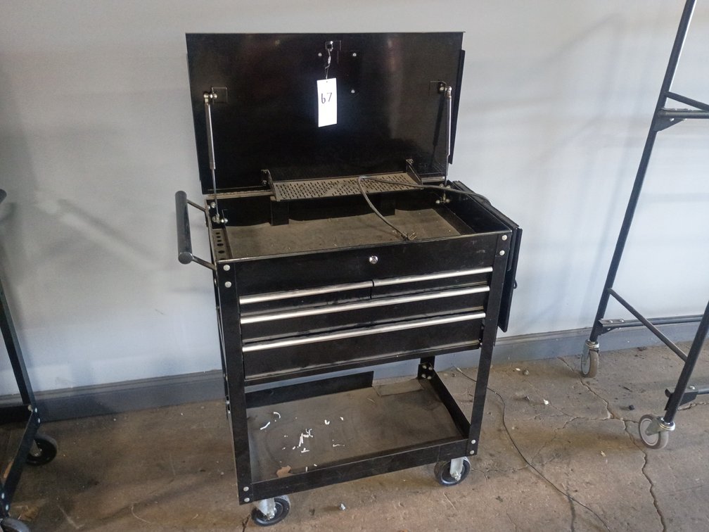 US General 4-Drawer Flip Top Rolling Tool Chest